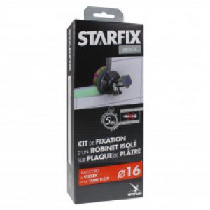 Sortie de cloison STARFIX PER Ø16 Raccord à Compression – Femelle 1/2&Prime; (15/21) pour robinet