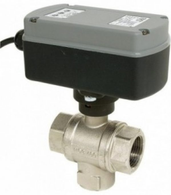 Soupape a bille electro 3/2 voies type EMV 110 serie 710 3/4&Prime;, passage en L »