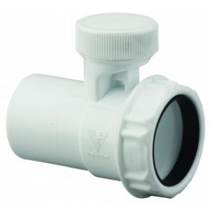 Soupape anti-vide -plastique – blanc Diamètre 40mm