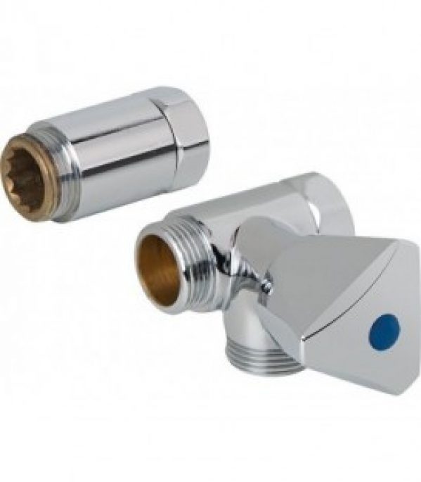 Soupape de raccord secondaire Avec clapet de retenue, 3/4&Prime; ecrou mobile, raccord a droite *BG*