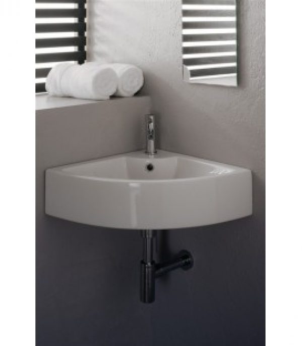 Square lavabo d&rsquo;angle