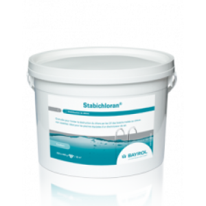Stabilisateur Stabichloran – Sceau de granulés de 3kg pour sel et chlore