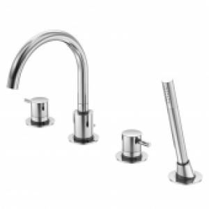 Steinberg Series 100 – Robinetterie 4 trous baignoire taille L chrome