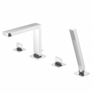 Steinberg Series 160 – Robinetterie 4 trous baignoire avec inverseur chrome