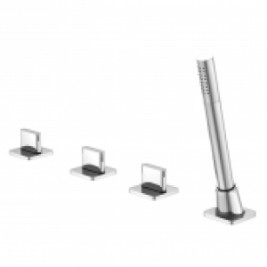 Steinberg Series 230 – Robinetterie 4 trous baignoire avec inverseur chrome