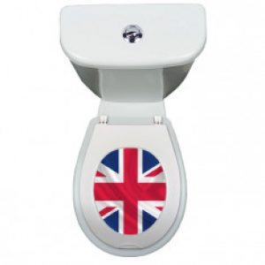 Sticker pour abattant WC clipsable PAPADO