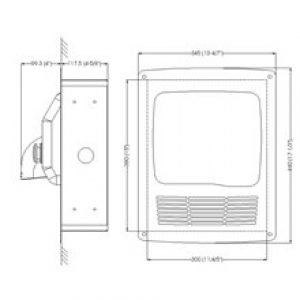 Structure pour sèche-mains satinée Saniflow…