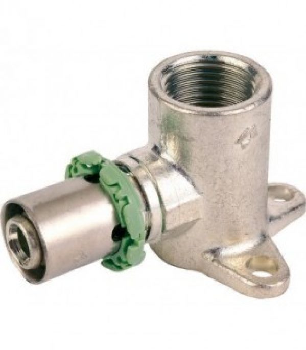 Sudo-Press-Skin Raccord Applique murale bride triang, a sertirxfem 14 x 2mm – 1/2 » Hauteur : 40mm