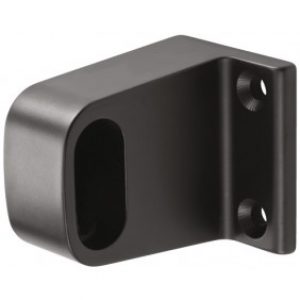 Support d’extrémité – mural – pour tube penderie ovale – noir – 1030