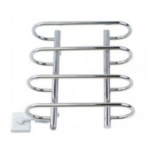 Support électrique avec des barres de séchage en acier inoxydable poli miroir ( 40 w )