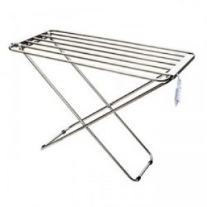 Support électrique avec des grilles de séchage en acier inoxydable poli miroir ( 100 w )