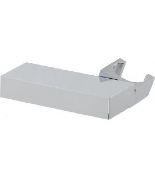 Support mural Design chromé, modele plat