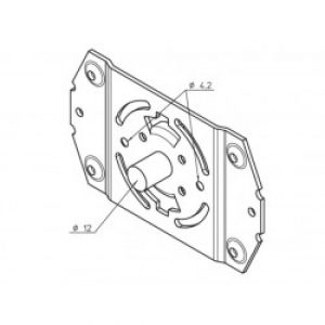 Support pour flanc Kommerling CAME YM0139