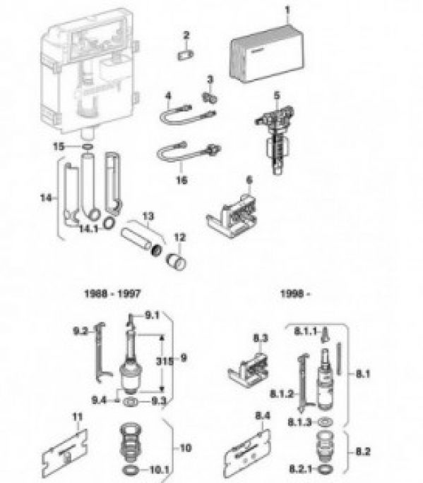 Support rail de fixation (support inférieur)