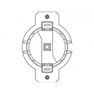 Support rapide à encastrer type E CAME YM0158