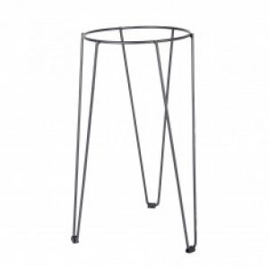 Support surélevé Gris pour pot rond Toscane