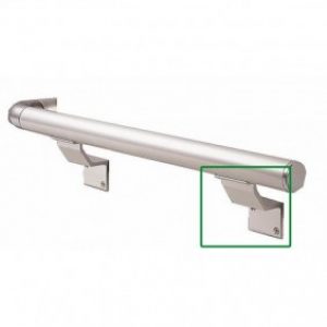 Support à visser pour rampe d’escalier aluminium