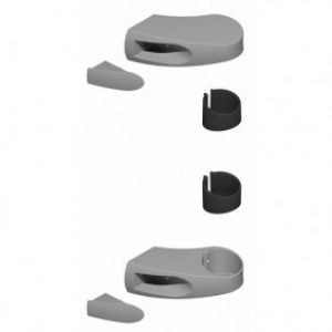 Supports et bouchons de tube pour poignée de porte battante Diva