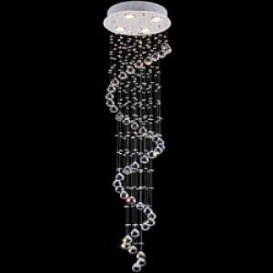 Suspension Baroque en Cristal à LED intégré