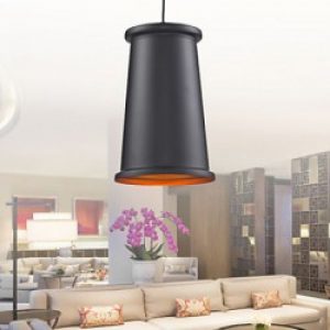 Suspension Moderne Métal Noir