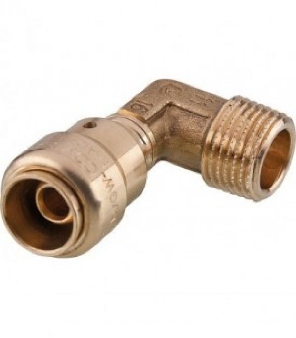 Système de raccord à enclipser Coude mâle 90° 20x2mm – 3/4&Prime;