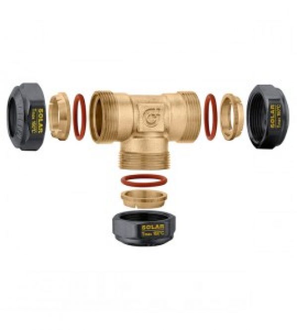 Té avec joints O-ring Caleffi 2546