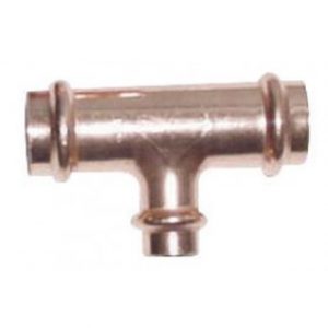 Té cuivre réduit à sertir