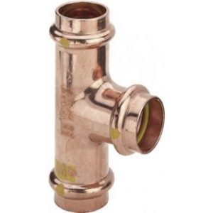 Té cuivre réduit à sertir spécial Gaz