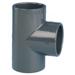 Té PVC pression 90° femelle / femelle à coller