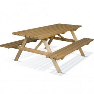 Table pique-nique BURGER TEAM 200cm