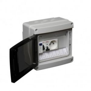 Tableau électrique pré-équipé pour abri de jardin