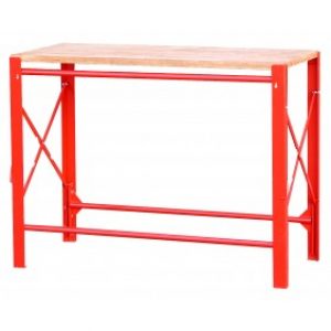 Établi de chantier – pliant 1,10 m – métal bois