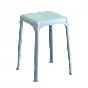 Tabouret – avec assise carrée – réglable en hauteur