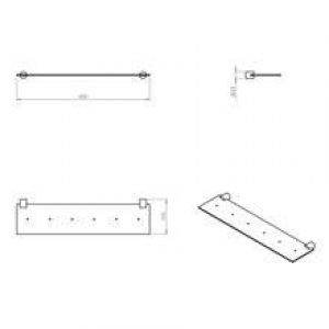 Étagère acier minimaliste COSMIC