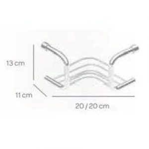 Étagère d&rsquo;angle Apolo TUBULAR CO2+