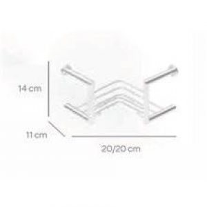 Étagère d&rsquo;angle Disco SQUARE CO2+