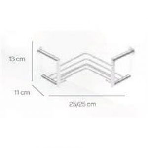Étagère d&rsquo;angle grande fixation interne SQUARE…