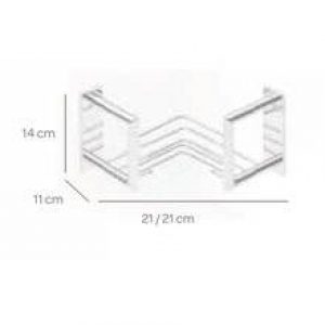 Étagère d&rsquo;angle Sensa SQUARE CO2+