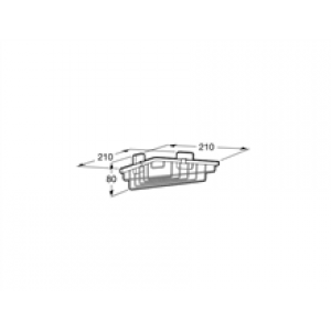 Étagère de bain/douche d’angle 20 Victoria Roca