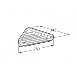 Étagère de bain/douche d’angle Hotels Classic Roca
