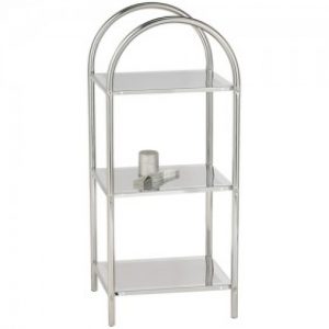Étagère de salle de bain – 3 tablettes chrome