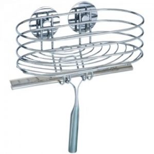 Étagère murale avec raclette de douche – Turbo-Loc