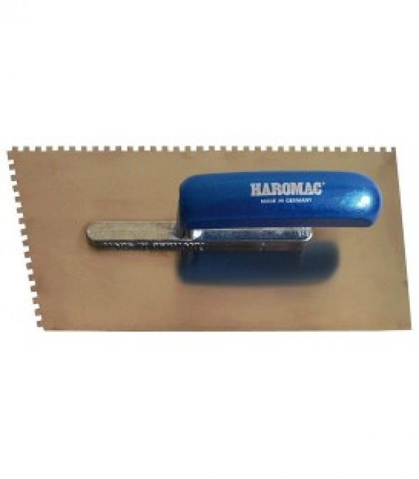 Taloche « clever » 6×6 mm dentée, acier inoxydable 280x130x0,7