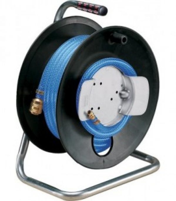 Tambour de flexible a air comprime standard jusqu&rsquo;a 15b pression service diam 6/12mm longueur de tuyau 20 m