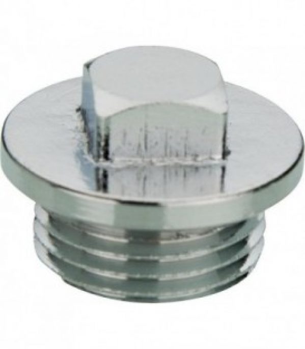 Tampon borgne 4 pans chrome 3/4&Prime;