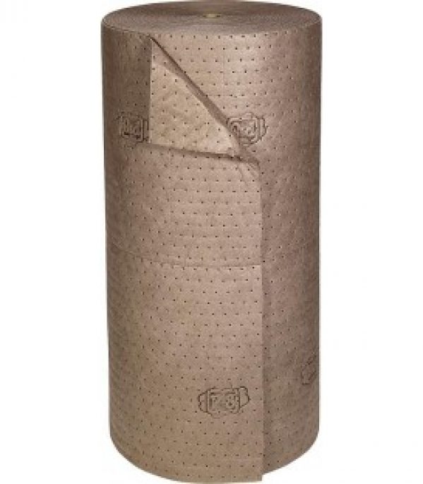 tapis absorbant PIG Oil-Only Heavy largeur 760mm rouleau 46 metres couleur . marrron