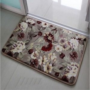 Tapis de bain moderne en flanelle