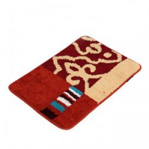 Tapis de bain Multi-couleurs en microfibre et Polyester ( 40 x 60 cm )