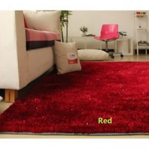 Tapis de bain à poils longs en soie( 160 x 200 cm )