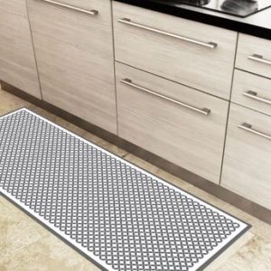 Tapis en vinyle – POP Blanc Gris